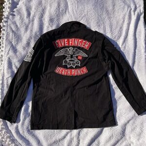 5FDP Military Patch Jacket Full Zip 2015 Men's XL Heavy Metal Canvas Got Your 6